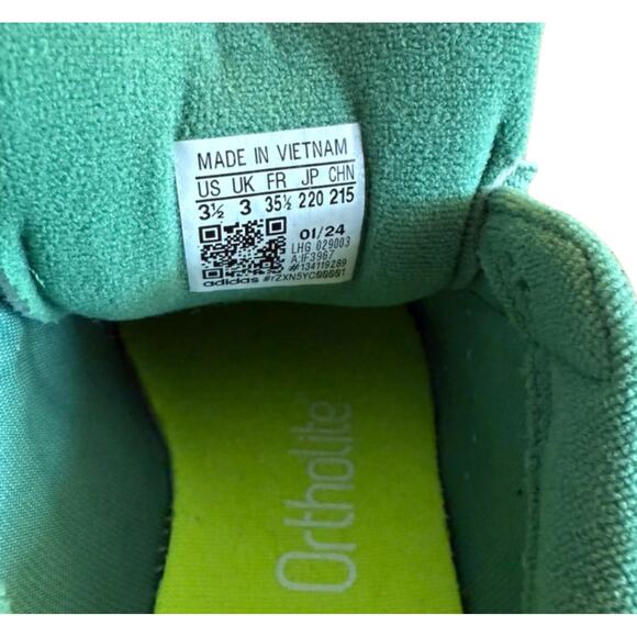 Adidas Campus 00s J Green Suede Sneakers Size 3.5Y / Women’s 5 NWT - Picture 7 of 8